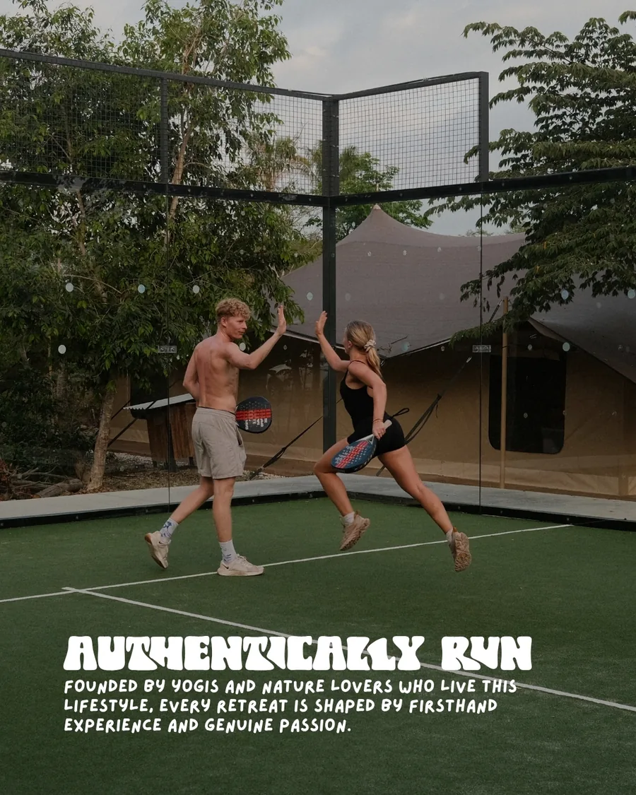 Authentically run: founded by yogis and nature lovers who live this lifestyle, shaped by firsthand experience.